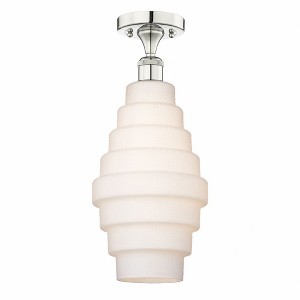 Cascade - 5W 1 LED Semi-Flush Mount In Industrial Style-17.75 Inches Tall and 8 Inches Wide - 1 of 1