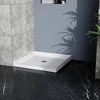 36"x36" Shower Base, Single Threshold Square Shower Base With Center Drain, Single Threshold, High Gloss Finish Heavy Duty Acrylic Shower Base - 4 of 4