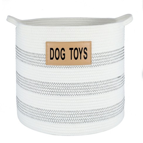 Large basket for dog hot sale toys