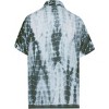 LA LEELA Men's Holiday Summer Men Tops Short Sleeve Vacation Beach Shirts Stylish Hawaii Party Casual Button-Down Shirt XS Smoke, Tie Dye - 2 of 4