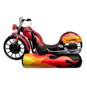 Poolmaster Motorcycle Inflatable Swimming Pool Float - 1 of 4