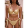 Moda Minx Amour 'Gold Shimmer' Push Up Crystal Bikini Top - 4 of 4