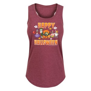 Women's - SpongeBob SquarePants - Happy Halloween Graphic Racerback Tank - 1 of 4