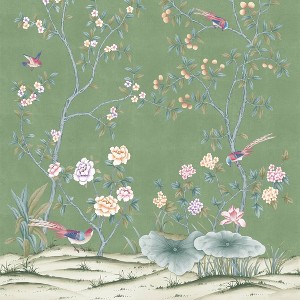 Tempaper & Co. Chinoiserie Garden Removable Peel and Stick Vinyl Wall Mural - 1 of 4