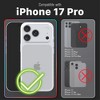 Vena For Apple iPhone 17 Pro Case Magsafe, Magnetic Shockproof Translucent Back Slim Protective Phone Case, Light Pink - 2 of 4