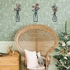 Attop 3 Pieces Metal Flowers Wall Arts - Rustic Farmhouse Decor Minimalist Flower Wall Decors - 4 of 4