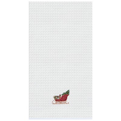 C&F Home Sleigh Waffle Weave Kitchen Towel