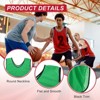 Unique Bargains Team Sports Reversible Numbered Soccer Training Vest 6 Pcs - 3 of 4