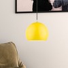Livex Lighting Piedmont 1 - Light Pendant in  Shiny Yellow/Polished Chrome - 3 of 4
