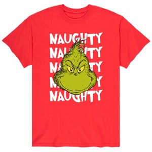 Men's - Dr. Seuss - The Grinch Smiling Face Short Sleeve Graphic T-Shirt - 1 of 4