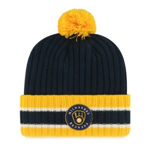 MLB Milwaukee Brewers Crevasse Knit Hat - 1 of 2