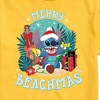 Men's - Lilo and Stitch - Merry Beachmas Christmas Short Sleeve Graphic T-Shirt - 2 of 4