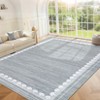 Machine Washable Area Rug for Living Room Bedroom, Modern Bordered Home Decor Carpet for Dining Room Office - 2 of 4