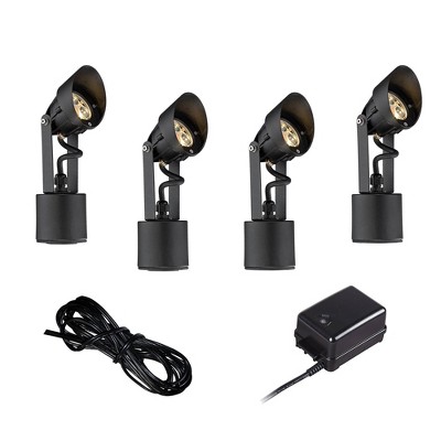 Super Duty Black 6-Piece LED Landscape Lighting Set