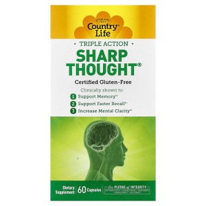 Country Life Sharp Thought®, Triple Action, 60 Capsules - 1 of 4