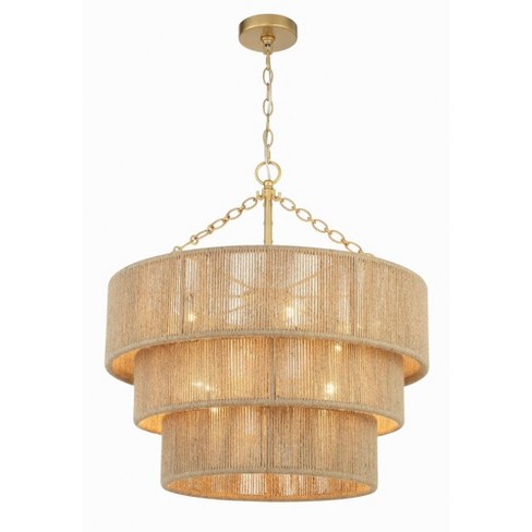 Crystorama Lighting Shyla 10 - Light Chandelier in  Soft Gold - image 1 of 4