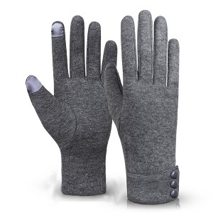 HTUTWOO Winter Gloves for Women, Touch Screen Texting Warm Gloves with Thermal Soft Lining for Outdoor Activities and Cold Weather Commuter - 1 of 4