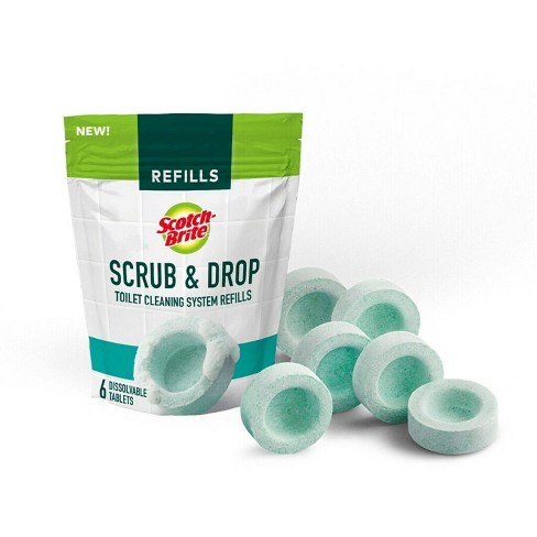 Scotch-brite Scrub & Drop Dissolvable Dual Use Refills/pods - 6ct : Target