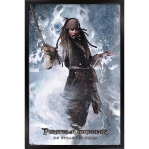 Trends International Disney Pirates of the Caribbean: On Stranger Tides - Jack Framed Wall Poster Prints - 1 of 4
