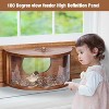 Snynuxx Window Bird Feeder Inside House with 180° Clear View, Durable Wood and Safe Birder Feeder - 3 of 4