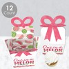 Big Dot of Happiness Sweet Watermelon - Square Favor Gift Boxes - Fruit Party Bow Boxes - Set of 12 - 3 of 4