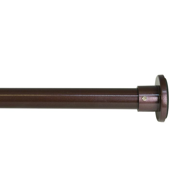 66&#34;-120&#34; Indoor/Outdoor Stainless Steel Duo Tension Rod Espresso - Versailles Home Fashions, 2 of 5