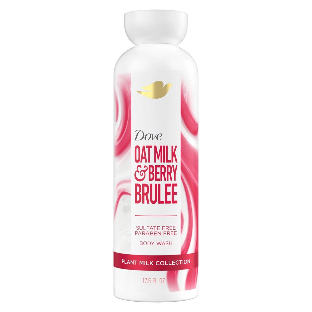 Photos - Shower Gel Dove Beauty Plant Milk Cleansing Body Wash - Oat Milk & Berry Brulee - 17.5 fl oz