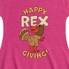 Girls' - Instant Message - Happy Rex Giving Fit & Flair Cap Sleeve Graphic Dress - 2 of 4