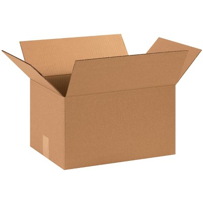 The Packaging Wholesalers Corrugated Boxes 15" x 11" x 8" Kraft 25/Bundle BS151108