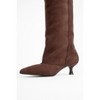 Zach - Brown Suede Over the Knee Boot (Women) | Prologue Shoes - 4 of 4