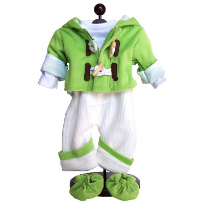 green baby jumper