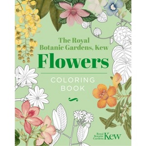 The Royal Botanic Gardens, Kew - Flowers Coloring Book - (Hardback Vintage Coloring) by  The Royal Botanic Gardens Kew (Hardcover) - 1 of 1
