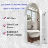 24" X 36" Recessed Bathroom Medicine Cabinets With Mirror,Arched Medicine Cabinet-Cuddlewood - 2 of 4