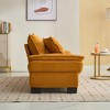 SKRAN Loveseat Sofa with Pillows Upholstered,Corduroy Sleeper Couch Deep Seat for Bedroom,Living Room,Apartment,Office,Dorm - 4 of 4
