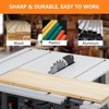 10 Inch Table Saw - Tablesaw with Table Saw Stand & Protective Cover, 36x25 Inch Surface ForTable Saw, Adjustable Depth for Woodwor - 2 of 4