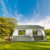 Naysaye Camping Tents 8 Person Instant Setup Tent with Steel Poles and Waterproof Design for Camping, Green and Beige - 2 of 4