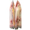 Wrapables Lightweight Sheer Silky Feeling Georgette Scarf, Pink Floral - 2 of 4
