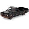 1972 Chevrolet C10 Pickup Truck Lowrider Black with Bronze Stripes 1/64 Scale Diecast Model Cars by Greenlight - 2 of 4