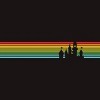Men's Design By Humans Castle Silhouette Amongst a Rainbow Stripe By T-Shirt - 2 of 2