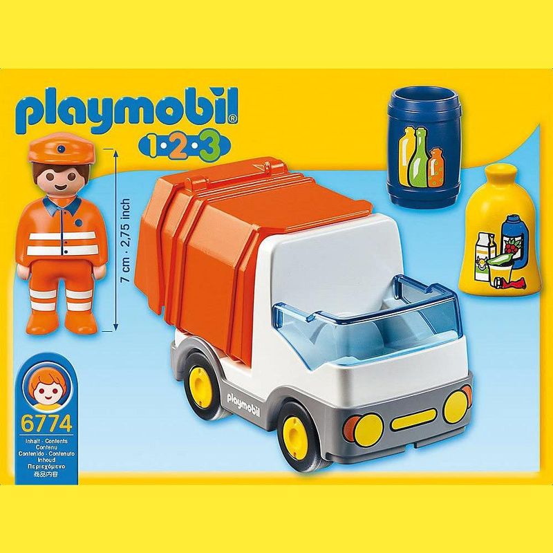 Playmobil 1.2.3 Recycling Truck, 2 of 4