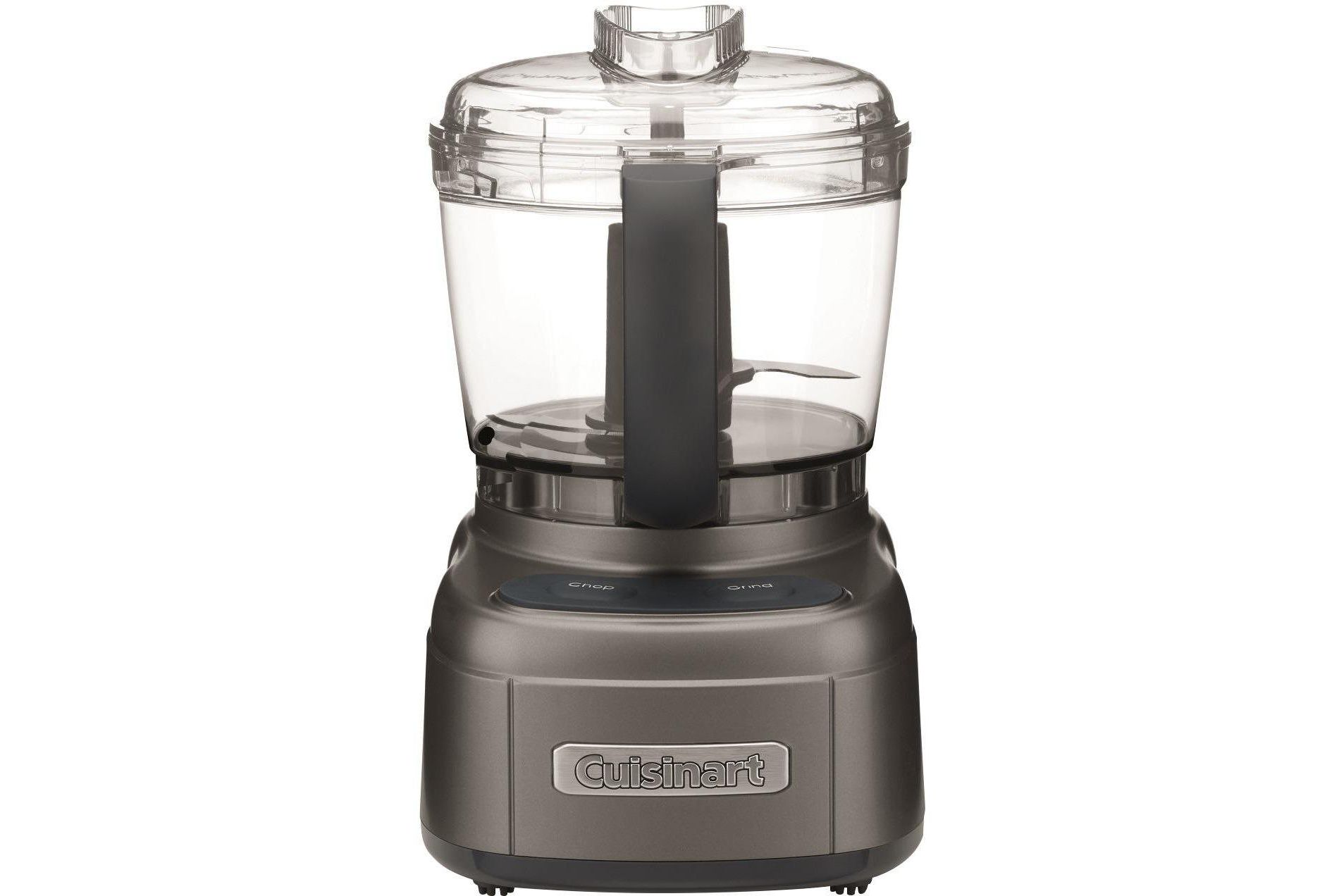 Cuisinart ECH-4GMFR Elemental 4-Cup Chopper Grinder, Gun Metal - Gray - Certified Refurbished