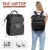 Laptop Backpack,15 Inch Professional Womens Purse Computer Bag Nurse Teacher Backpack,Waterproof College Work Bags - 4 of 4