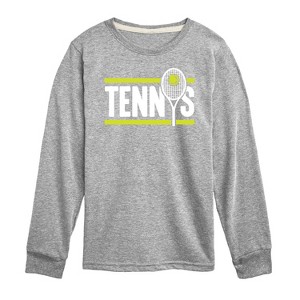 Boys' - Instant Message - Tennis Long Sleeve Graphic T-Shirt - 1 of 4