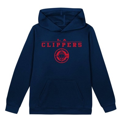 NBA Los Angeles Clippers Boys' Poly Hooded Sweatshirt
