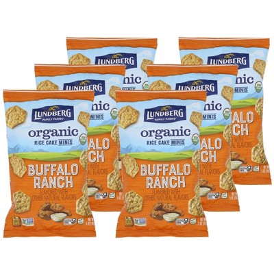 Lundberg Organic Sea Salt Rice Cakes Minis - Case Of 24/1 Oz : Target
