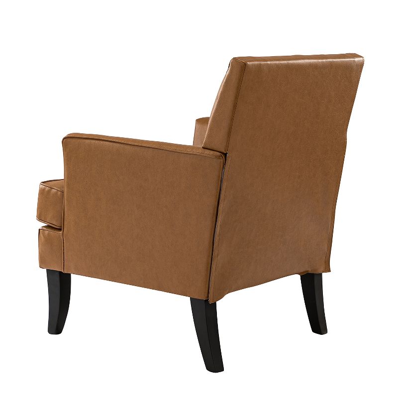 Set of 2 Wooden Upholstered Accent Chair Celadon Armchair | ARTFUL LIVING DESIGN, 5 of 12