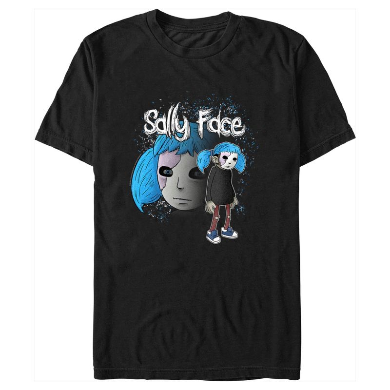 Men's Sally Face Portrait Close-Up T-Shirt, 1 of 6