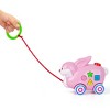 ArtCreativity Interactive Easter Bunny Pull Toy with Lights, Easter Music and 4 Animal Sounds - 3 of 4