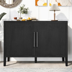 Modern Storage Cabinet with  Doors and Shelves, Kitchen Furniture with Storage,Sideboard Cabinets for Dining Room or Living Room-Maison Boucle - 1 of 4