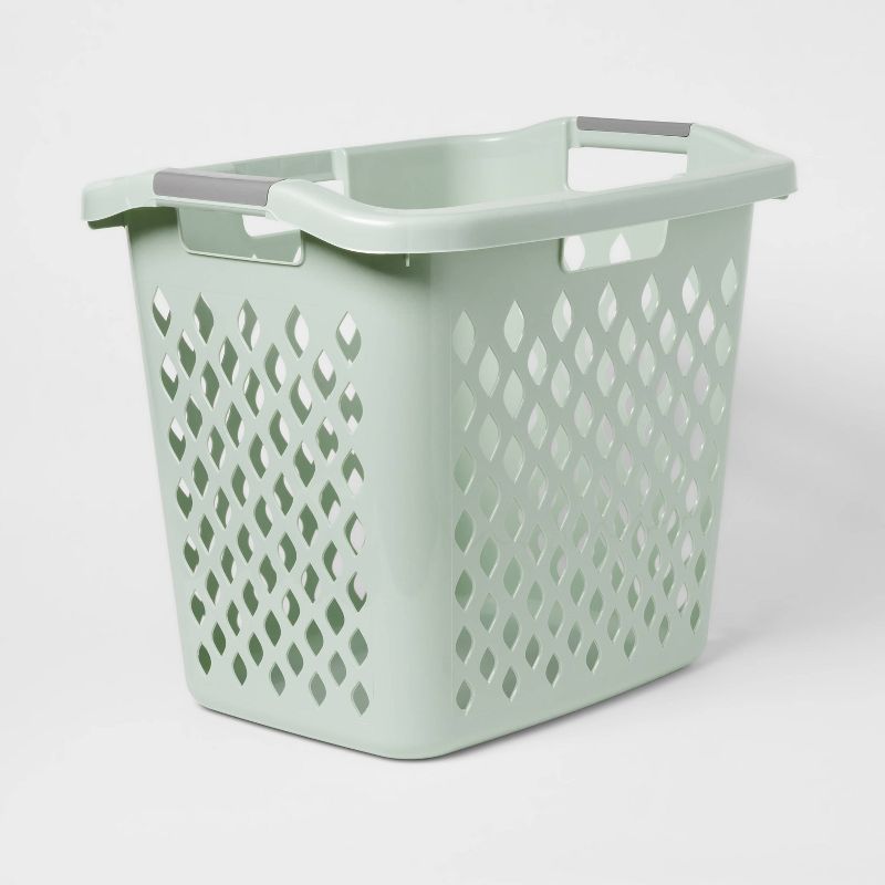 2.1bu Lamper Laundry Basket Dark Green - Brightroom&#8482;, 1 of 5